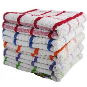 Pack of 6x 12x 100% Egyptian Cotton Super Jumbo Terry Tea Towels Kitchen Dish - quick-cleaning-supplies