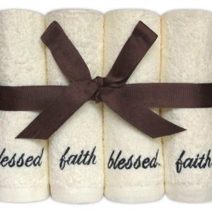 100% Face Cloth Gift Set 'Blessed' - Set of 8 - quick-cleaning-supplies