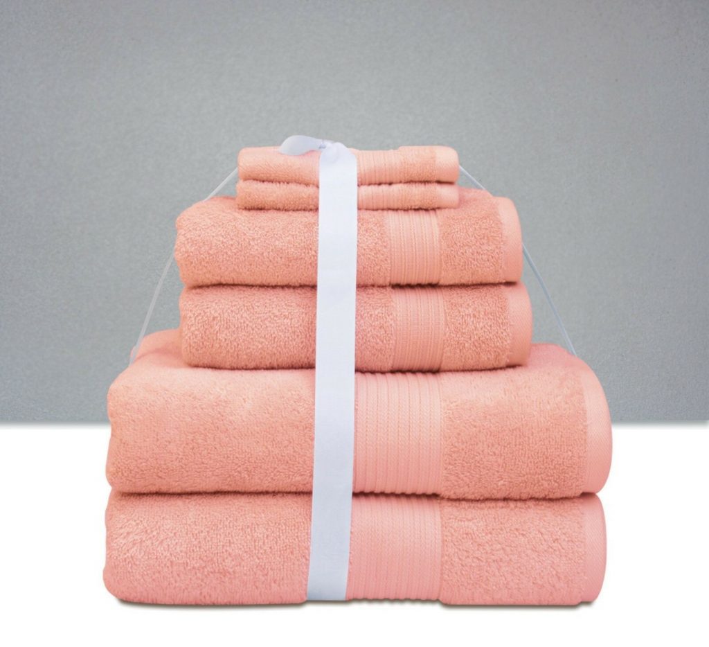 Peach towels