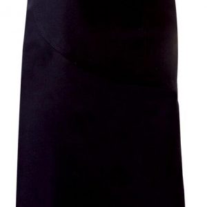 Waist Black Apron With Pocket - Black - quick-cleaning-supplies